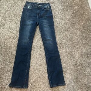 NWOT Judy Blue Better in Boots High Waist Slit Hem Slim Bootcut